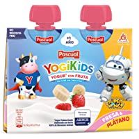 Los mejores  - Pascual Yogur Liquido FresaPlátano- Pack de 2 x 80g